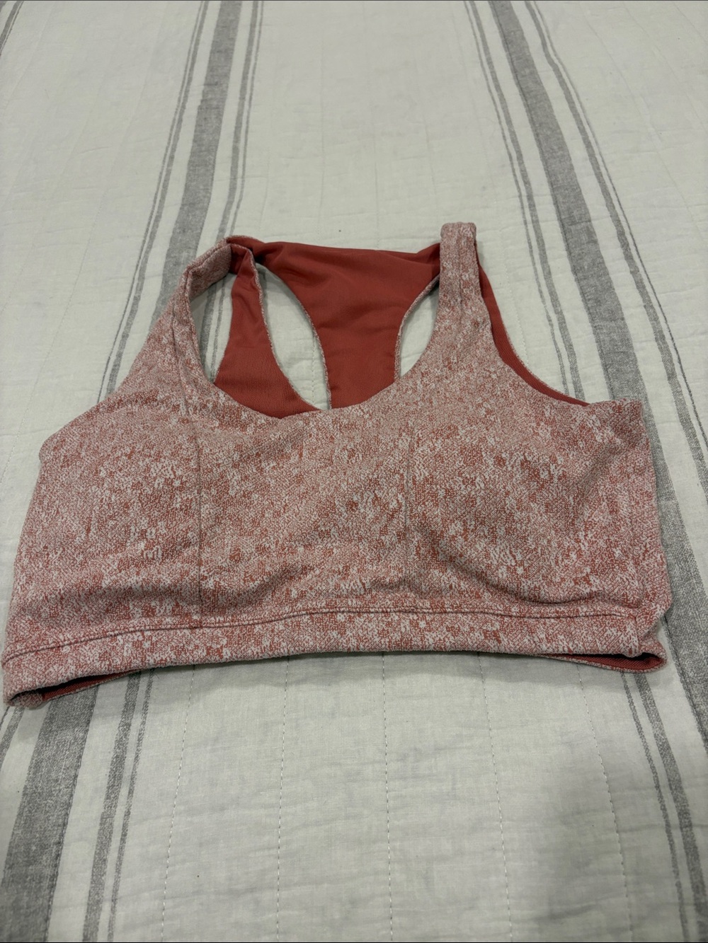 Gym shark Women's Seamless Racerback Sports Bra - Dusty Rose